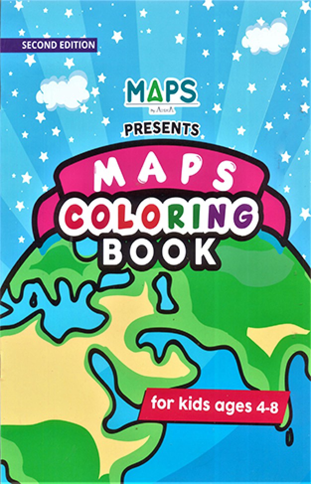 Maps Coloring Book